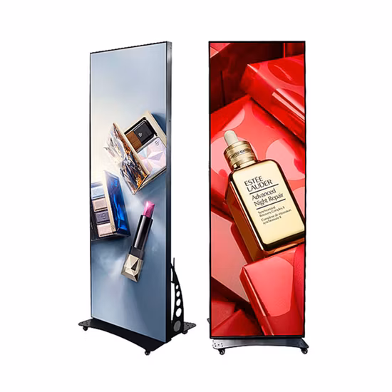 IP40 Indoor/Outdoor High Quality Movable LED Poster Display Screen