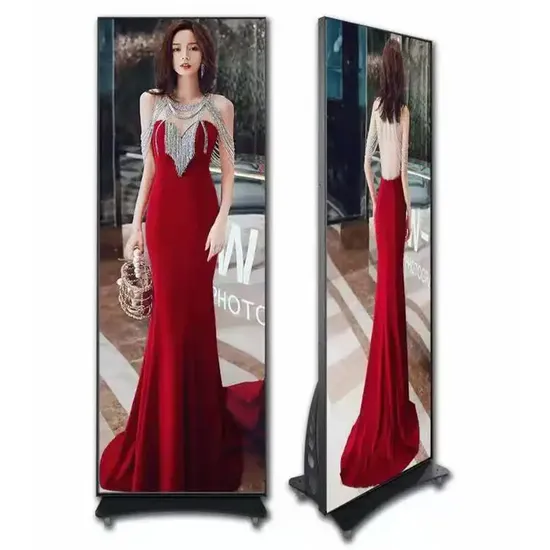IP40 Indoor/Outdoor High Quality Movable LED Poster Display Screen